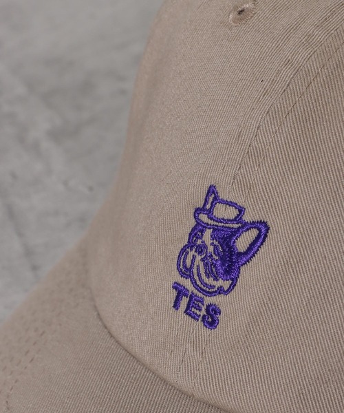 The Endless Summer（エンドレスサマー）の「TES BUHI EMB LOW CAP / キャップ（キャップ・メンズ・ベージュ/ライトグレー/A/チャコール/サックスブルー/パープル/ブラック/ネイビー/オリーブ/ブルー/サーモンピンク/ダークオレンジ・FREE）」の20枚目の写真