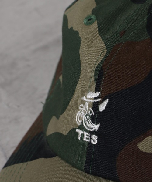 The Endless Summer（エンドレスサマー）の「TES BUHI EMB LOW CAP / キャップ（キャップ・メンズ・ベージュ/ライトグレー/A/チャコール/サックスブルー/パープル/ブラック/ネイビー/オリーブ/ブルー/サーモンピンク/ダークオレンジ・FREE）」の13枚目の写真