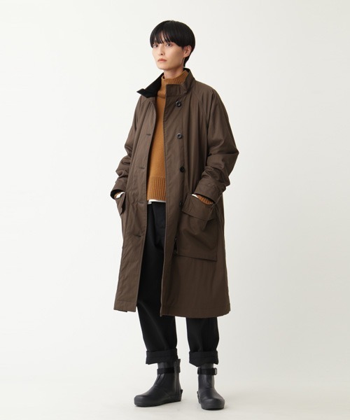 MHL.(エムエイチエル)の「WOOL COTTON DRILL(その他パンツ・レディース・グレー/ブラック/グレー系その他2/ブラウン系その他・0/1/2/3)」の5枚目の写真