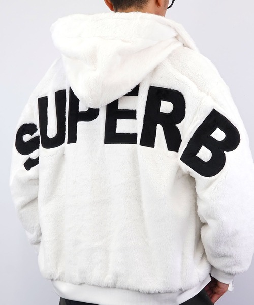 Burner（バーナー）の「【GROOVY STORE】ビッグシルエット ファー ブルゾン（ブルゾン・メンズ・ブラック/ホワイト・L/LL/M）」の11枚目の写真