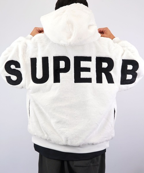 Burner（バーナー）の「【GROOVY STORE】ビッグシルエット ファー ブルゾン（ブルゾン・メンズ・ブラック/ホワイト・L/LL/M）」の9枚目の写真