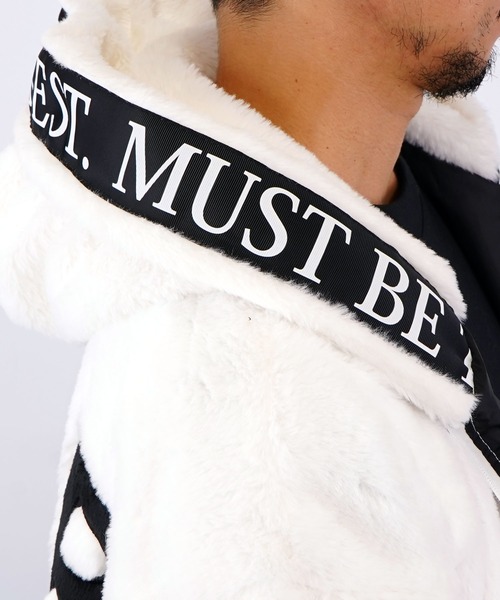 Burner（バーナー）の「【GROOVY STORE】ビッグシルエット ファー ブルゾン（ブルゾン・メンズ・ブラック/ホワイト・L/LL/M）」の10枚目の写真