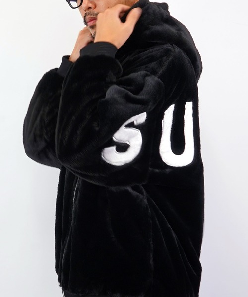 Burner（バーナー）の「【GROOVY STORE】ビッグシルエット ファー ブルゾン（ブルゾン・メンズ・ブラック/ホワイト・L/LL/M）」の21枚目の写真