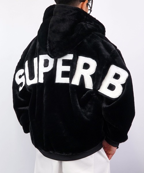 Burner（バーナー）の「【GROOVY STORE】ビッグシルエット ファー ブルゾン（ブルゾン・メンズ・ブラック/ホワイト・L/LL/M）」の22枚目の写真