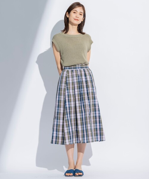組曲（クミキョク）の「ツイスト ミュール（サンダル・レディース・ネイビー系/ベージュ系・MEDIUM/LARGE）」の10枚目の写真