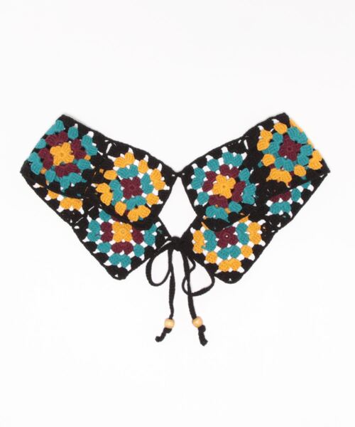 CUBE SUGAR（キューブシュガー）の「CUBE SUGAR/キューブシュガー かぎ針綿ニット付け襟（付け襟）」 WEAR