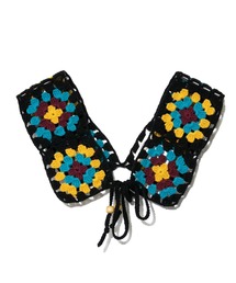 CUBE SUGAR | CUBE SUGAR/キューブシュガー　かぎ針綿ニット付け襟(付け襟)