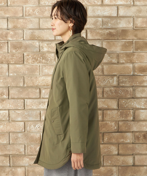 Petit Honfleur（プチオンフルール）の「中綿フィールドコート（モッズコート・レディース・ネイビー/カーキ・9号/11号/13号）」の14枚目の写真