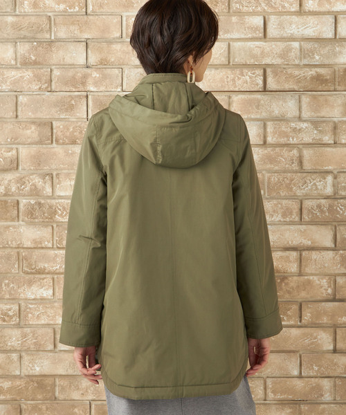 Petit Honfleur（プチオンフルール）の「中綿フィールドコート（モッズコート・レディース・ネイビー/カーキ・9号/11号/13号）」の3枚目の写真