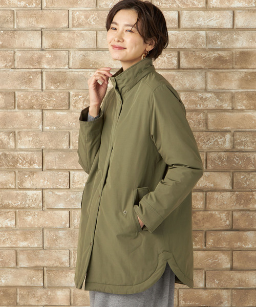 Petit Honfleur（プチオンフルール）の「中綿フィールドコート（モッズコート・レディース・ネイビー/カーキ・9号/11号/13号）」の11枚目の写真