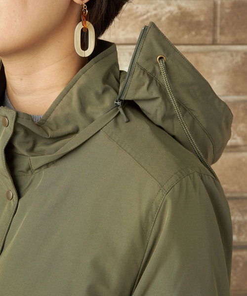 Petit Honfleur（プチオンフルール）の「中綿フィールドコート（モッズコート・レディース・ネイビー/カーキ・9号/11号/13号）」の5枚目の写真