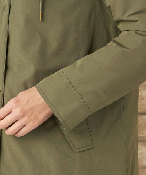 Petit Honfleur（プチオンフルール）の「中綿フィールドコート（モッズコート・レディース・ネイビー/カーキ・9号/11号/13号）」の13枚目の写真