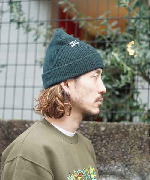 THRASHER（スラッシャー）の「3WAY ACRYLIC BEANIE/スラッシャーニットキャップ・ビーニー（ニットキャップ/ビーニー・メンズ・ブラウン/ブラック/アイボリー/ダークグリーン・FREE）」の5枚目の写真