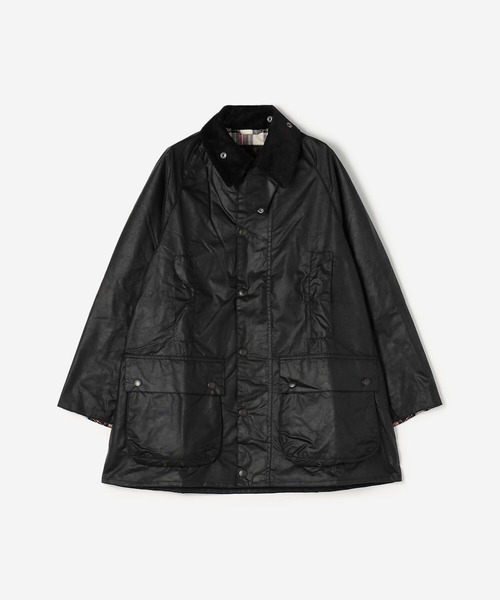 Barbour(バブアー)の「Barbour |〈別注〉OVERSIZED BEAUFORT オイルドジャケット WOMEN(カバーオール・レディース・ブラック/オリーブ/グレー・36)」の2枚目の写真