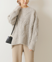 ESLOW | 【ESLOW/エスロー】 BIG CABLE SWEATER(ニット/セーター)