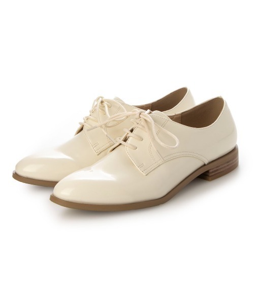 EVOL（イーボル）の「【EVOL】晴雨兼用レースアップフラットシューズ IU5076（レインシューズ・レディース・ブラック系その他/アッシュグレー/ブラック/アイボリー・22.5cm/23.0cm/23.5cm/24.0cm/24.5cm/25.0cm/22.0cm）」の2枚目の写真