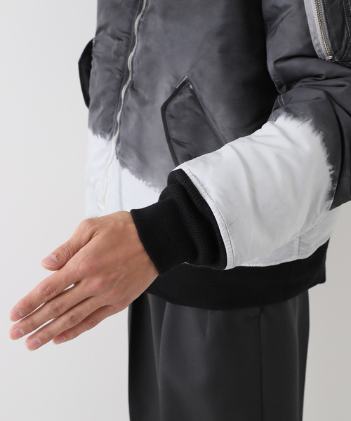 NOMA t.d. HAND DYED FLIGHT JACKET ブルゾン 2352-63F7046006.jpg?v=1729125181