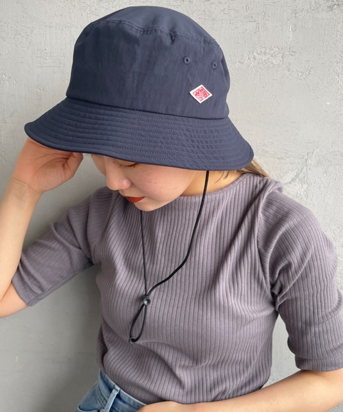 新品タグ付き★ダントン★ポリエステルストレッチバケットハット DANTON/ダントン] ポリエステルストレッチバケットハット
