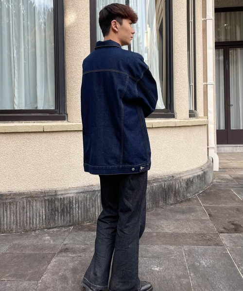 MECRE デニムジャケット　メクル　一度だけ着用 Couleur Meler（クルールメリー）の「Couleur Meler sakasa