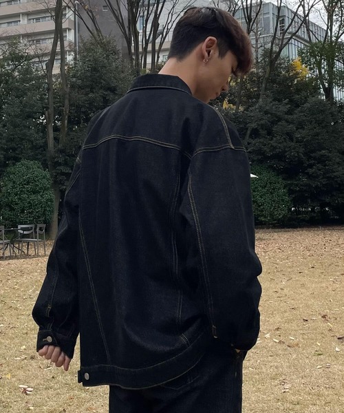 MECRE デニムジャケット　メクル　一度だけ着用 Couleur Meler（クルールメリー）の「Couleur Meler sakasa