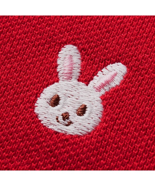 MIKI HOUSE（ミキハウス）の「うさこプチ刺繍入りカノコ