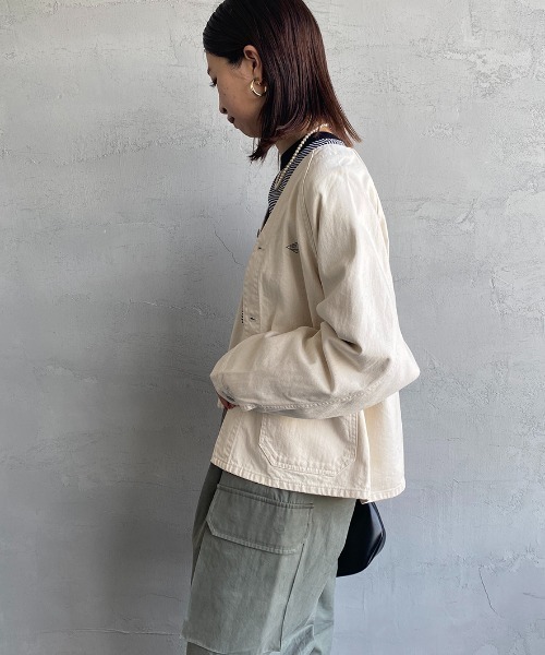 DANTON（ダントン）の「[DANTON/ダントン] コットンツイルノーカラー 