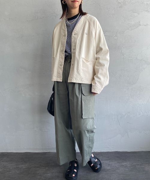 DANTON（ダントン）の「[DANTON/ダントン] コットンツイルノーカラー 