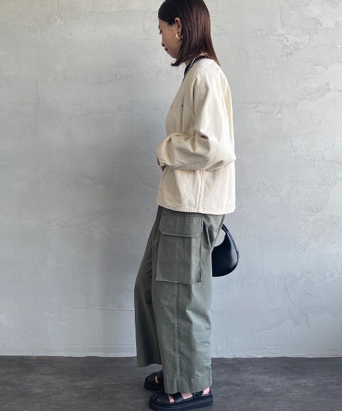 DANTON（ダントン）の「[DANTON/ダントン] コットンツイルノーカラー 