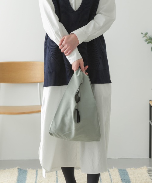 URBAN RESEARCH DOORS（アーバンリサーチドアーズ）の「DOORS LIVING PRODUCTS　コンビニバッグ（エコバッグ/サブバッグ・レディース・ミント/ホワイト系その他・-）」の11枚目の写真