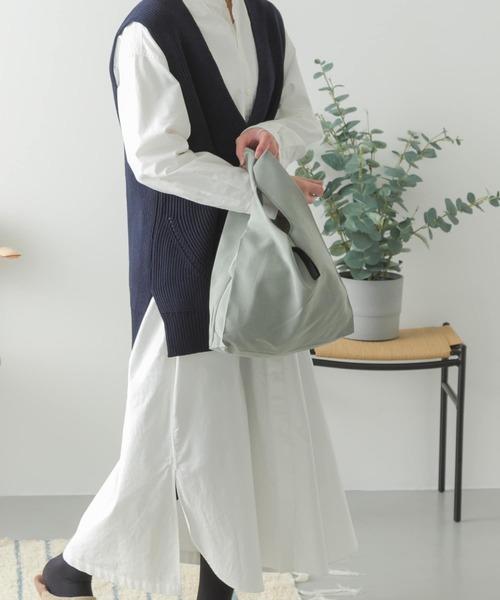 URBAN RESEARCH DOORS（アーバンリサーチドアーズ）の「DOORS LIVING PRODUCTS　コンビニバッグ（エコバッグ/サブバッグ・レディース・ミント/ホワイト系その他・-）」の3枚目の写真