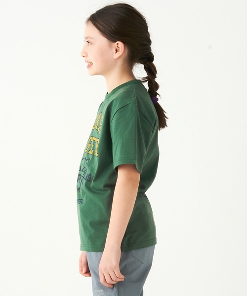 KRIFF MAYER Kid's Collection(クリフメイヤーキッズコレクション)の「楽LUCK-TEE(ガオー)(Tシャツ/カットソー・キッズ・グリーン/ラベンダー/チャコール/ネイビー・150/170/120/140/160/130)」の6枚目の写真