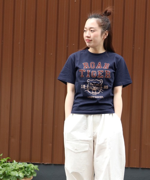 KRIFF MAYER Kid's Collection(クリフメイヤーキッズコレクション)の「楽LUCK-TEE(ガオー)(Tシャツ/カットソー・キッズ・グリーン/ラベンダー/チャコール/ネイビー・150/170/120/140/160/130)」の10枚目の写真