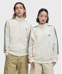 新色先行予約受付中／Contrast Tape Track Jacket／フレッドペリートラックジャケット