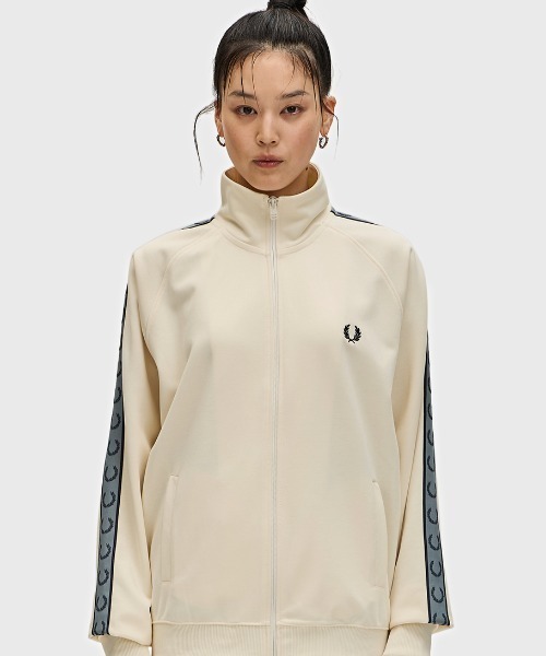 Contrast Tape Track Jacket／フレッドペリートラックジャケット