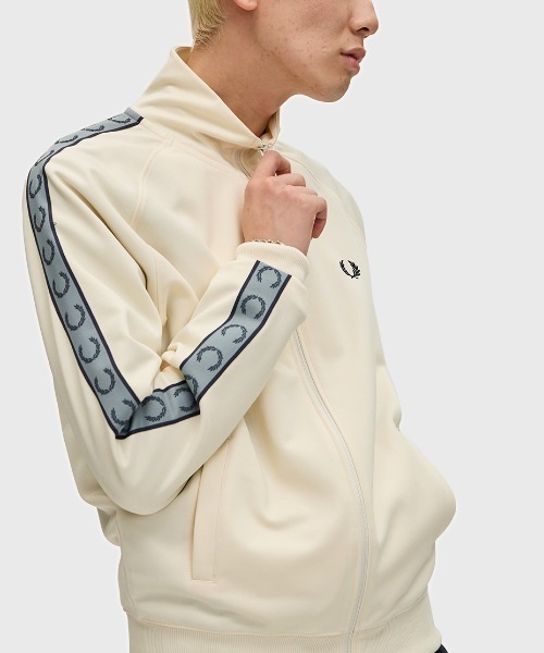 FRED PERRY トラックジャケット　ベージュ 中古・古着通販】FRED PERRY (フレッドペリー) トラック