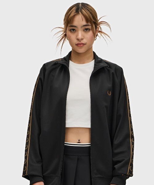 Contrast Tape Track Jacket／フレッドペリートラックジャケット