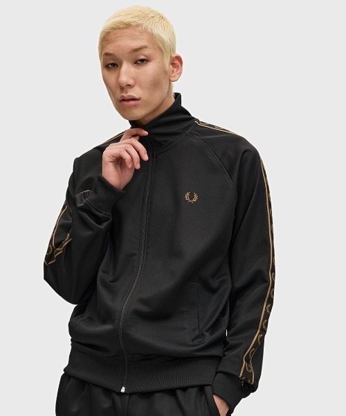 Contrast Tape Track Jacket／フレッドペリートラックジャケット