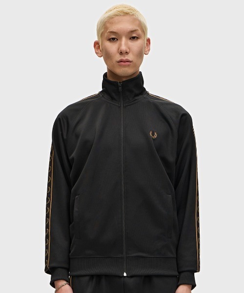 【新品タグ付き】 FREDPERRY コントラストテープトラックジャケット 楽天市場】FRED PERRY Contrast Tape Track Jacket フレッド