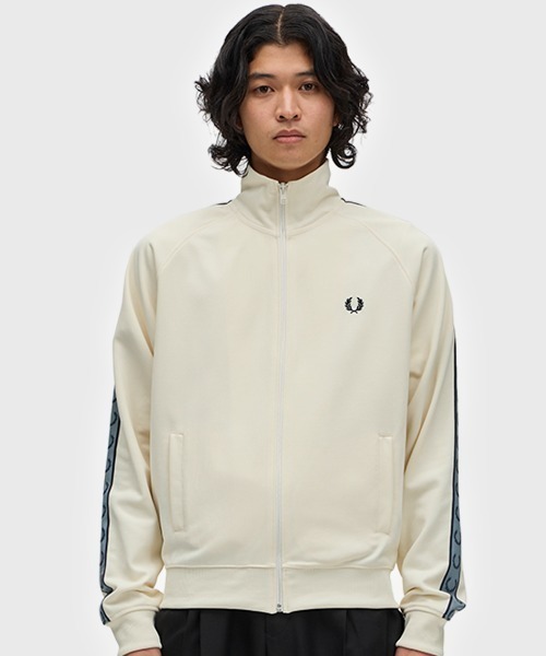 Contrast Tape Track Jacket／フレッドペリートラックジャケット