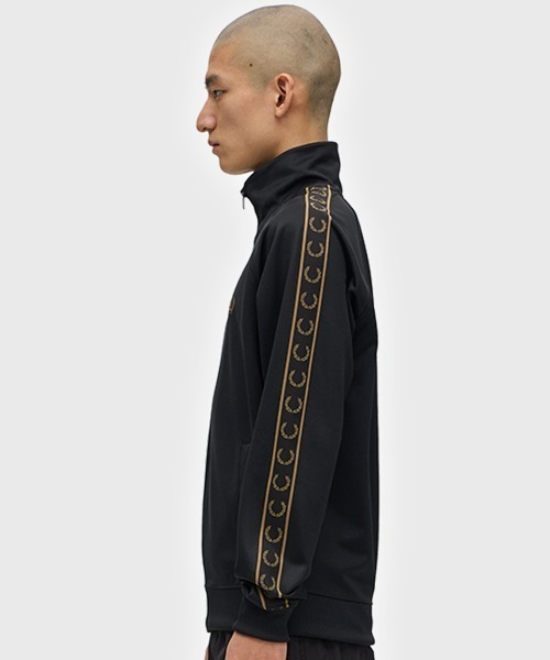 ✨超美 FRED PERRY / Contrast Tape Track JKT Contrast Tape Track Jacket／フレッドペリートラックジャケット