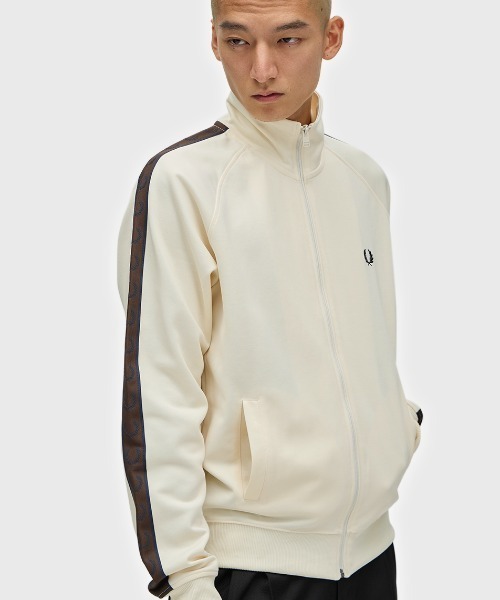 Contrast Tape Track Jacket／フレッドペリートラックジャケット