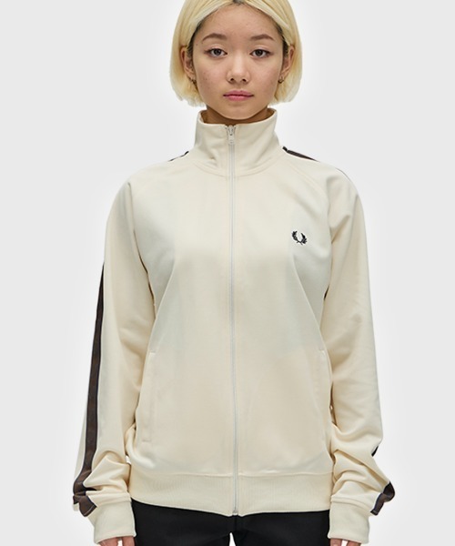 Contrast Tape Track Jacket／フレッドペリートラックジャケット
