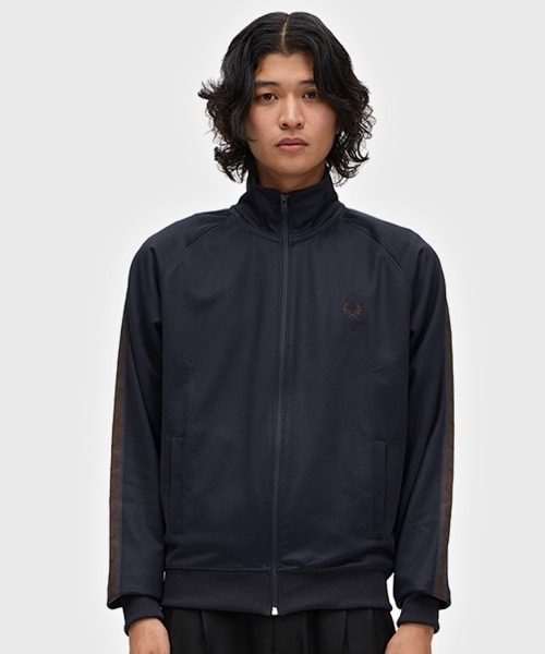 ✨超美 FRED PERRY / Contrast Tape Track JKT 超美 FRED PERRY