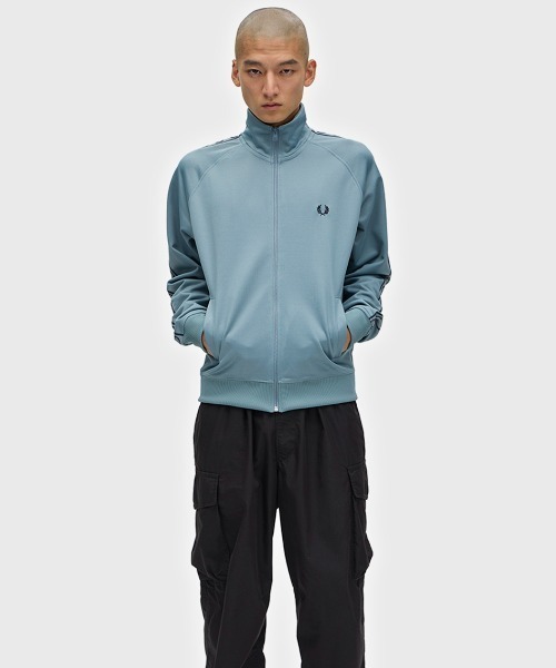 Contrast Tape Track Jacket／フレッドペリートラックジャケット