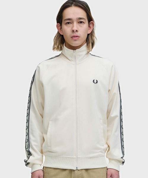 セール】Contrast Tape Track Jacket／フレッドペリートラック