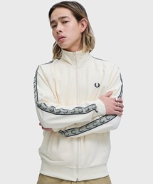 FRED PERRY（フレッドペリー）の「Contrast Tape Track Jacket／フレッドペリートラックジャケット（ジャージ）」