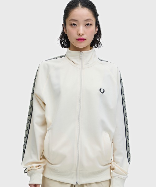 セール】Contrast Tape Track Jacket／フレッドペリートラック