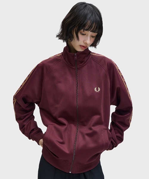 新色先行予約受付中／Contrast Tape Track Jacket／フレッドペリー