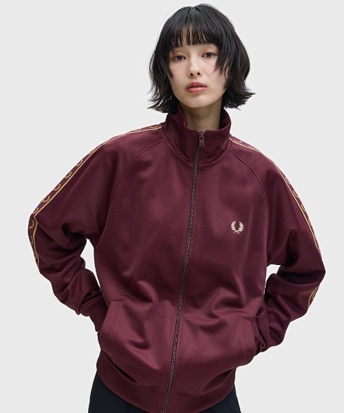 Contrast Tape Track Jacket／フレッドペリートラックジャケット