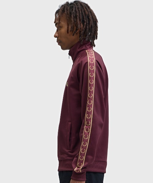 Contrast Tape Track Jacket／フレッドペリートラックジャケット